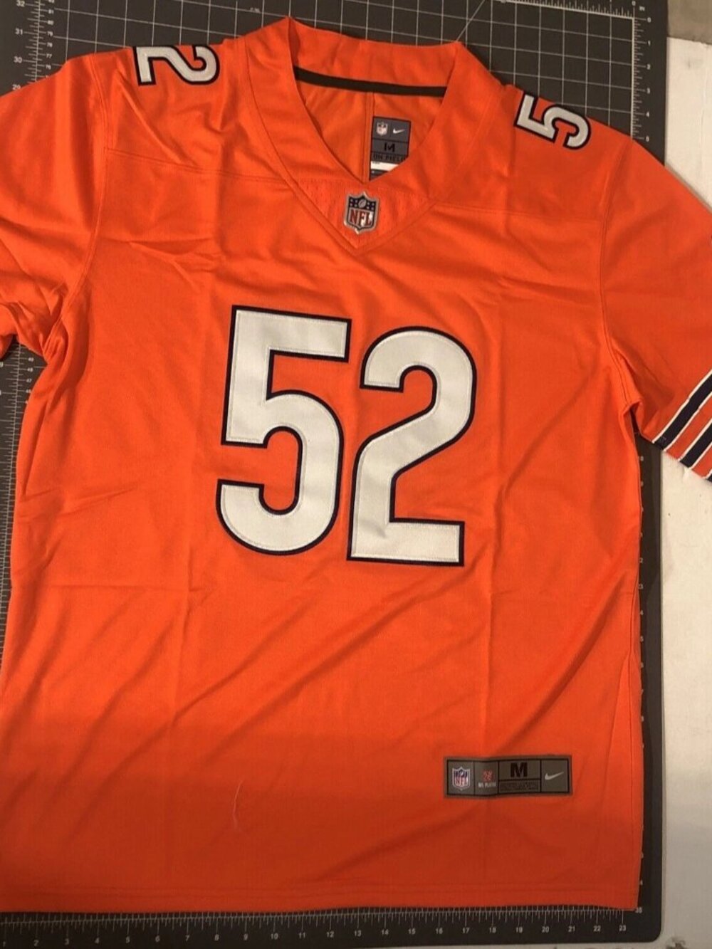 NIKE Chicago Bears Khalil Mack #52 NFL Players Jersey-Stitched Size M- DEFECT